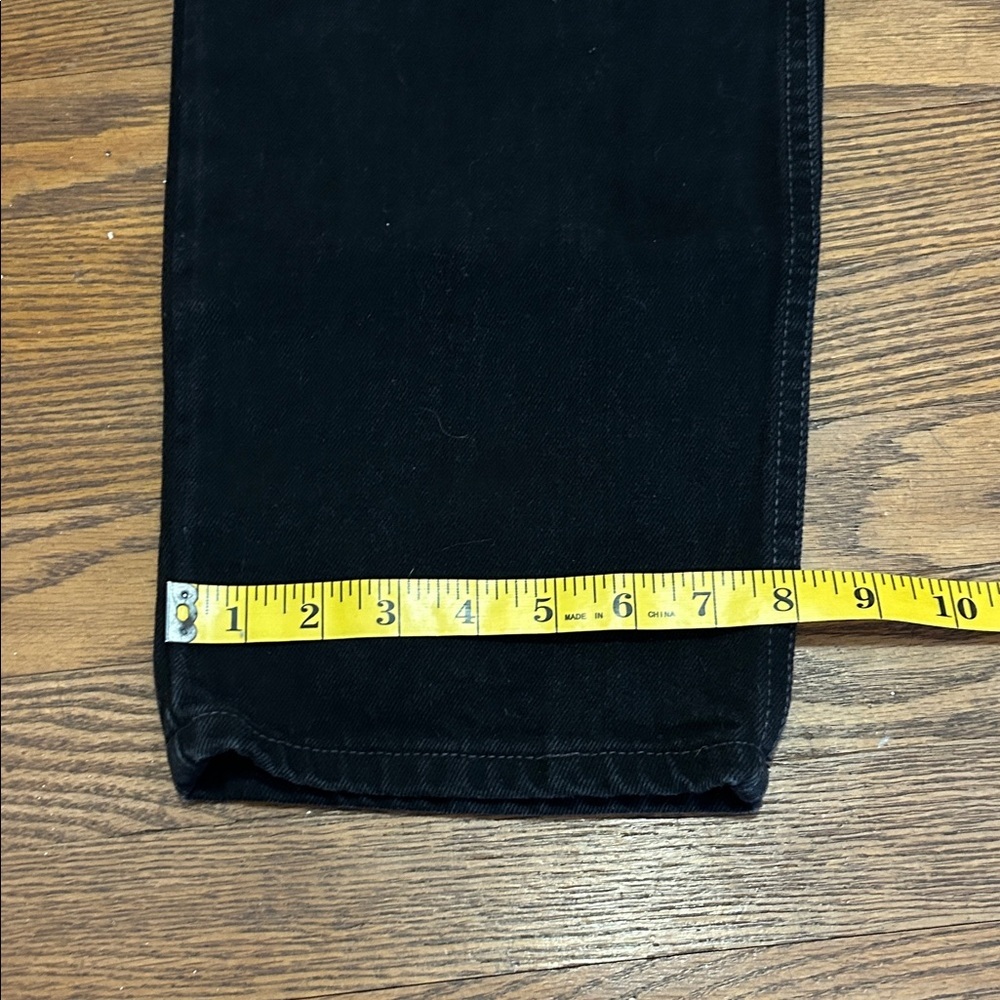 Vintage Levi’s 550 Relaxed Fit Jeans 34x30 Black Blank Tab - Picture 14 of 16